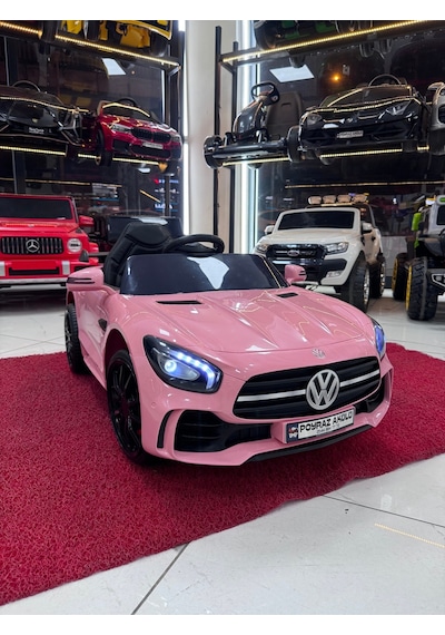 Poyraz Akülü Aşiret Paket Akülü Araba Özel Plaka 12v Pembe