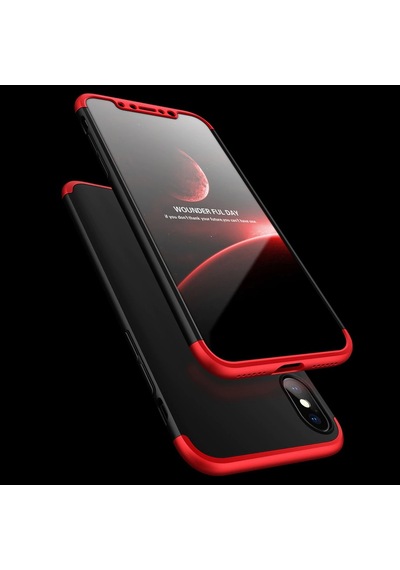 Apple Uyumlu iPhone X Xs Kılıf 3 Parçalı 360 Tam Korumalı Gkk Kapak