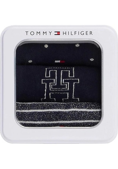 Tommy Hilfiger Th Women Sock 3p Gıf Kadın Siyah Çorap - S701236464001 Siyah