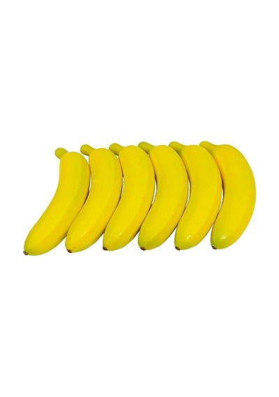 Yapay Muz 6Lı Paket Aşırı Doğal 1. Kalite Yapay Meyve