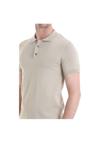 Hatemoğlu Bej Regular Fit Düz Rayon Polo Yaka Tişört 35362023c001 006 Bej