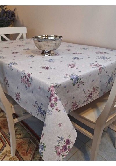 Elyaflı Pvc Masa Örtüsü Modern, Dayanıklı, Silinebilir Ve Şık Görünüm 01fnt1287 Mor