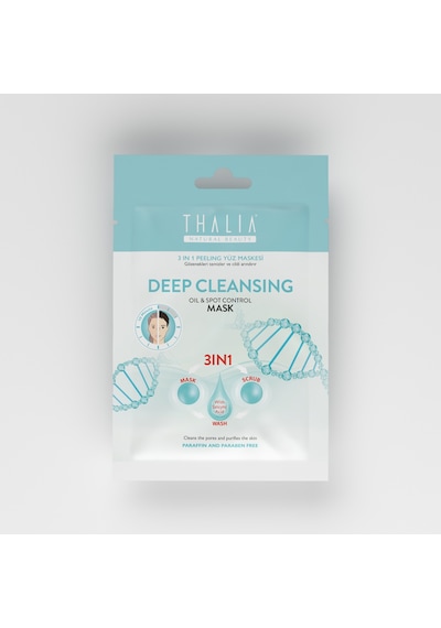 Thalia Akne Gidermeye Yardımcı Peeling Etkili 3 In 1 Yüz Maskesi