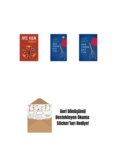 Taksiii + Her Yerde Kan Var Midi Boy + Her Yerde Kan Var Ciltli + Okuma Sticker'ları