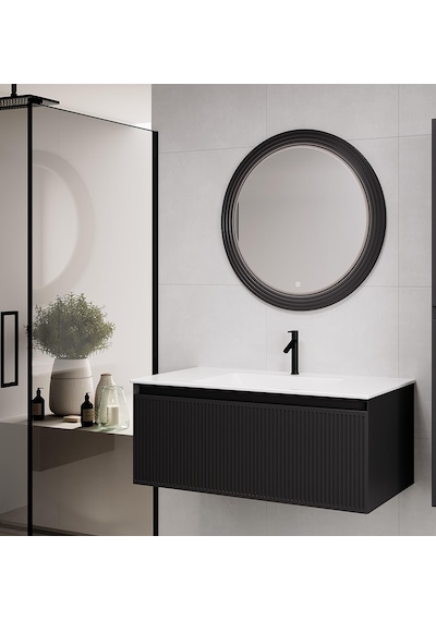 Denko Belgrad 101 Cm Antrasit Banyo Dolabı Alt Modül Lavabo Antrasit Denko Belgrad 101 Cm Antrasit Banyo Dolabı Alt Modül Lavabo Antrasit