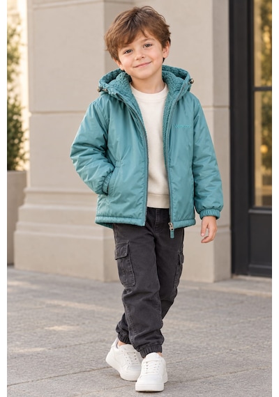 Verscon Su İtici Unisex Çocuk Mont/ Yağmurluk Yeşil