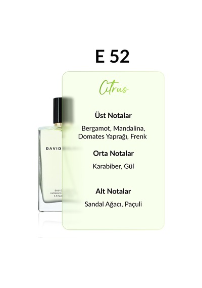 David Walker E52 Yesterday Erkek Parfüm EDP 50 ML