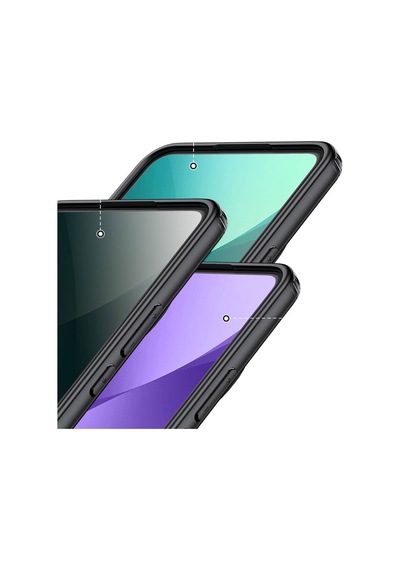 Vendas Xiaomi Mi 14 Ultra Kılıf Zore Volks Kapak + Polymer Nano Ekran Koruyucu Siyah