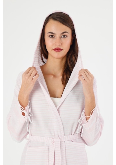 Mulberry Katya Peştemal Bornoz Banyo Ve Plaj Elbisesi Pembe