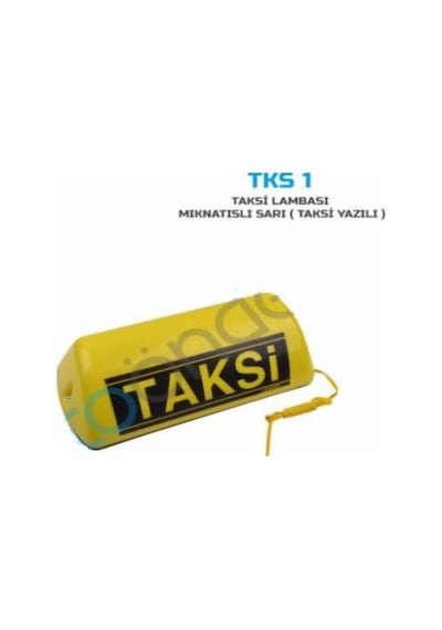 Işıklı Taksi Levhası Mıknatıslı Taksi Yazısı 12 Volt