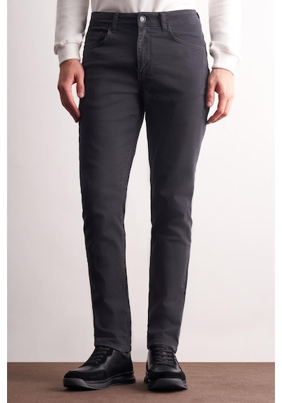 İmza Antrasit 5 Cep Casual Slim Fit Pamuklu 5 Cep Pantolon 1003255318 Antrasit