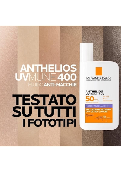 La Roche-posay Anthelios Uvmune Hevl+ Anti Dark Spots Fluid Spf 50+ Koyu Leke Karşıtı Yüz Güneş Koruyucu 50 Ml
