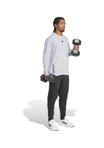 Halsıl Adidas Erkek Günlük Kapşonlu Eşofman Üstü D4t Crew Sweats Jp0927 Gri