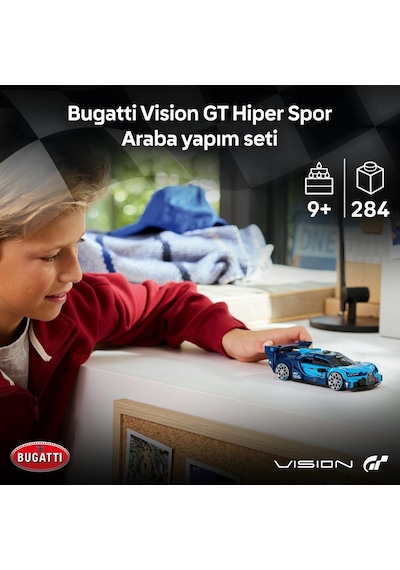 Speed Champions Bugatti Vision Gran Turismo Hiper Spor Araba 77253