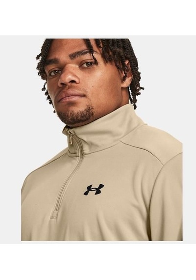 Under Armour Ua Armour Fleece 1/4 Zip Erkek Sweatshirt-30889 Açık Kahverengi