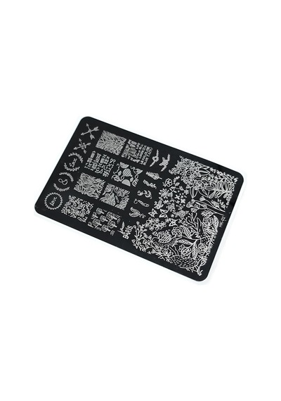 Nail Art Stamping Baskı Plakası Büyük Boy Xl Hk02