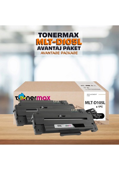 Samsung Mlt-d105l Uyumlu Toner 2'li  Paket / Ml-1910 / Ml-1915 / Scx-4623 / Scx-4600 / Sf-650