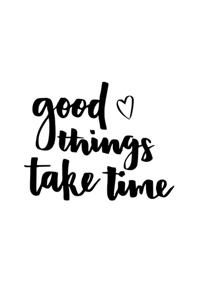 Good Things Take Time Duvar Dekor Kaliteli Kaliteli Sticker 40 X 32 Cm