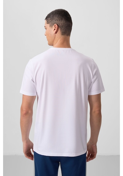 Tommy Life Beyaz Erkek Basic Kısa Kol Standart Kalıp O Yaka T-shirt - 87911 Beyaz