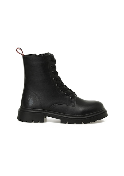 U.s. Polo Assn. Halles 5pr Siyah Kadın Bot Siyah