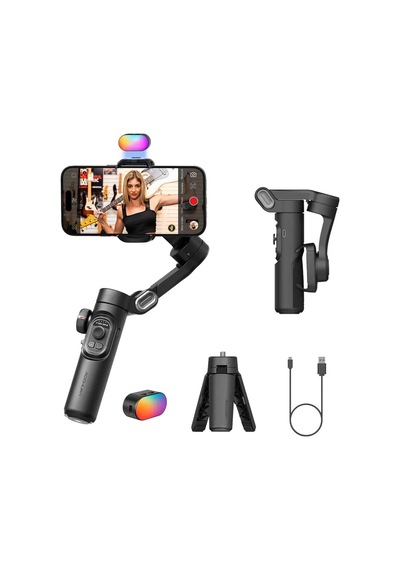 Smart X2 3 Eksen Akıllı Telefon Gimbal Stabilizer İos Uyumlu  & Android