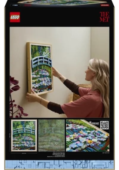 LEGO® Art Claude Monet – Nilüfer Gölü Üzerinde Köprü 31220 - Yetişkinler için Empresyonist Tablo Yapım Seti (3179 Parça)