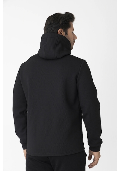 Crozwise 6054 Su İticili Kapşonlu Erkek Sweat Siyah SiYAH