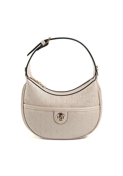 Silver Polo Sp1194 Kadın Omuz Çantası Logolu Bej-s.bej