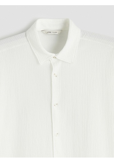 Lcw Vision Beyaz Regular Fit Erkek Basic Gömlek