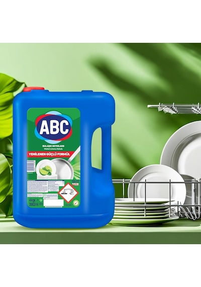 Abc Deterjan Bulaşık Deterjanı Misket Limonu 4 Kg