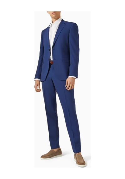Boss Jeckson Takım Elbise, Lacivert, Klasik Ve Şık Tasarım, Wool-linen