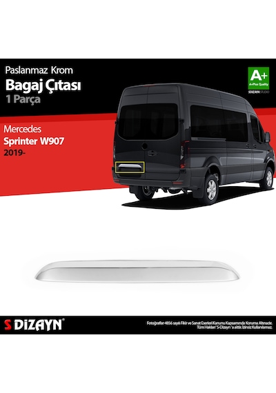 S-dizayn Sprinter W907 Krom Bagaj Çıtası 2018 Üzeri
