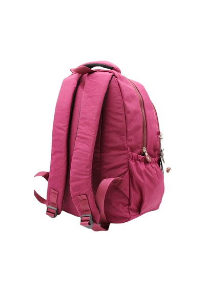 Krinkıl Suya Dayanıklı Kumaş Unisex Bordo Okul Çantası 2300