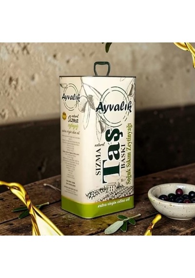 Ayvalık Soğuk Sıkım Sızma Natürel Erken Hasat 0,3 Asit 5l 4800gr Zeytinyağı