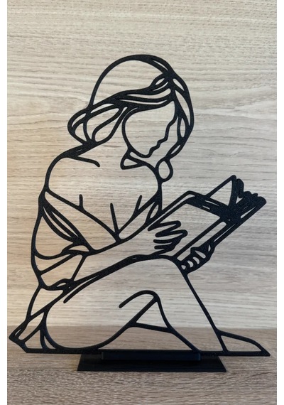 Kitap Severlere Dekoratif Biblo , İnce Biblo , Otel Ev Ofis Duvar Süsü