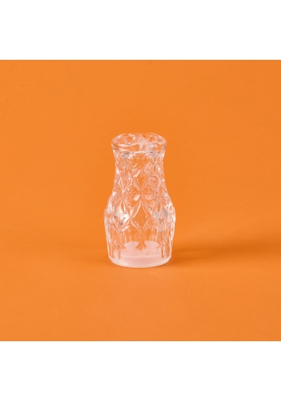 Aroww Kristal 2'li Tuzluk - Şeffaf - 13 Cm Renkli