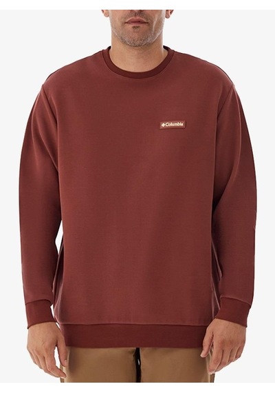 Columbia Cs0382 Csc M Gem Columbia Label Crewneck Erkek Sweatshirt Bordo