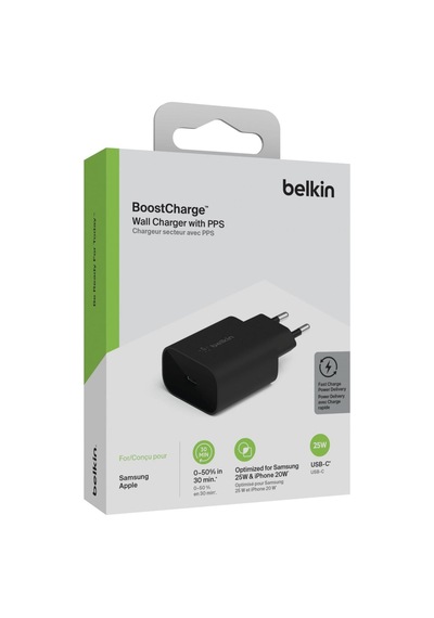 Belkin 25w Pd Pps Şarj Aleti Siyah - Universal