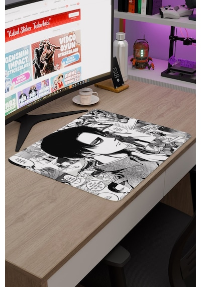 Levi Ackerman Anime V5 - 48x40 Xl Gaming Kauçuk Kaymaz Taban Mouse Pad Fare Altlığı