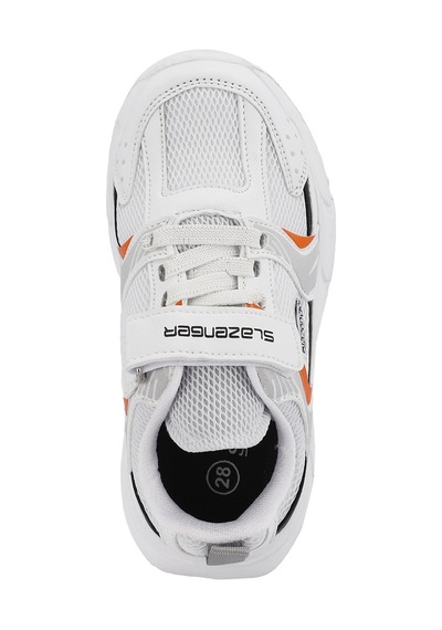 Slazenger KENDALL Çocuk Cırt Cırtlı Beyaz / Turuncu Günlük Spor Ayakkabısı