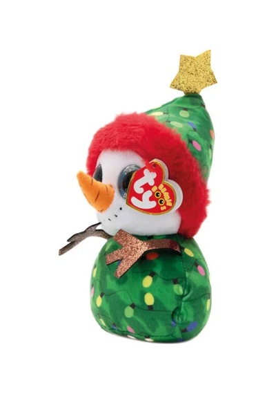 Ty Beanie Boos Peluş Yılbaşı Kardanadamı Garland 17 Cm Yeşil