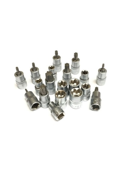 Dorf 1/2 Torx Ve İç Dış Torx - E Lokma Seti 19 Parça - Çantalı