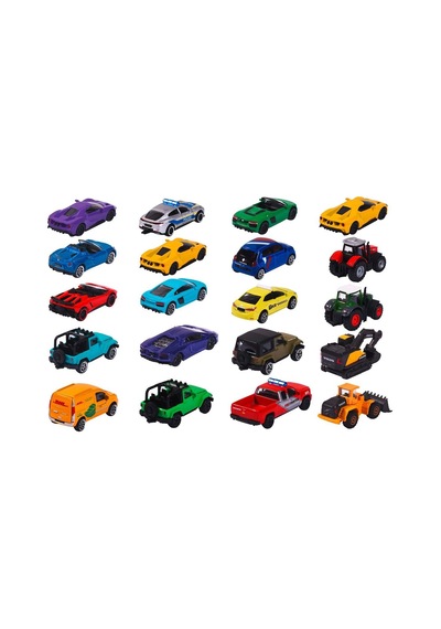 8501004000 Majorette Street Cars 1:64 Metal 5'li Araba Seti , 3 A