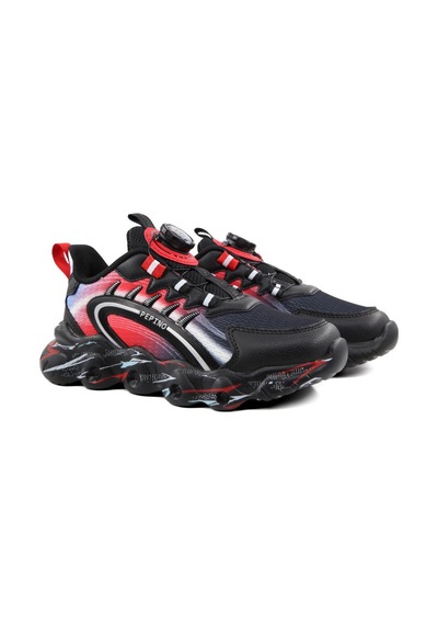 Pepino 2223 Siyah-kırmızı Çocuk Sneakers