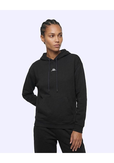 Kappa Mila Kadın Siyah Regular Hoodie