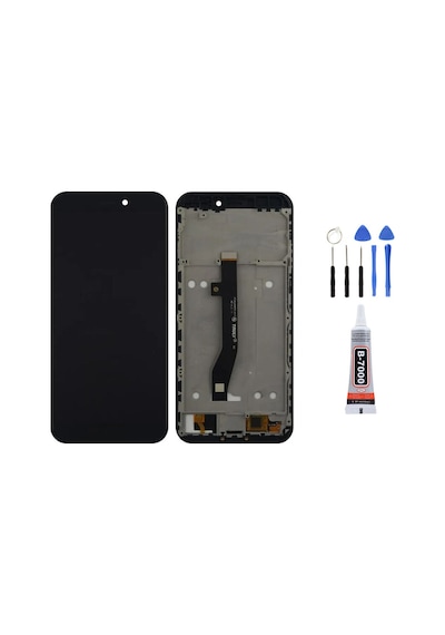 General Mobile Gm8 Go Çıtalı Siyah Lcd Ekran Dokunmatik Tamir Seti Yapıştırcı Set Yedcom