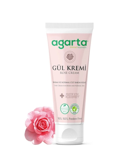 Agarta Doğal Cilt Bakım Kremi 75 Ml Gül