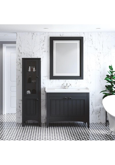 Denko Helena 35 Cm Mdf Füme Banyo Boy Dolabı Füme Denko Helena 35 Cm Mdf Füme Banyo Boy Dolabı Füme