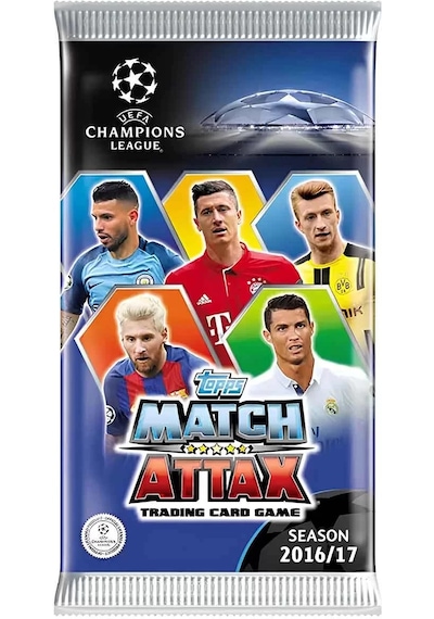 Uefa Şampiyonlar Ligi 16/17 Match Attax Futbolcu Kartları