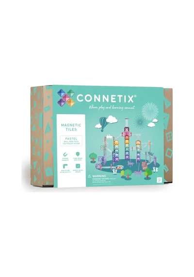 Connetix Pastel Ball Run Set - 106 Parça Con-eu-p106br